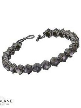 Park Lane Smoky Gray Honeycomb Bracelet – BNIB